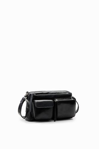 Small pockets leather crossbody bag - - U - Desigual - Modalova