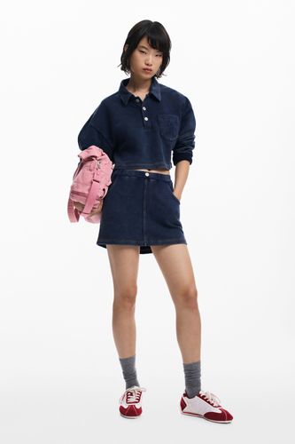 Sweat-shirt polo à boutons - Desigual - Modalova