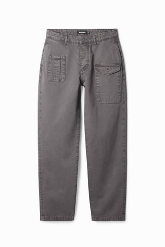 Pantalón recto cargo - BLACK - 32 - Desigual - Modalova