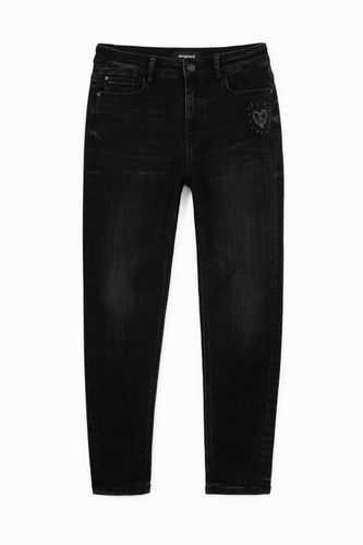 Skinny cropped jeans - BLUE - 26 - Desigual - Modalova