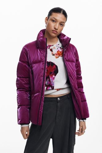 Padded coat with hood - RED - L - Desigual - Modalova