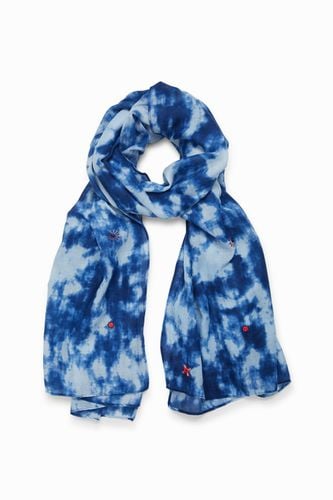 Pareo foulard tie-dye - BLUE - U - Desigual - Modalova