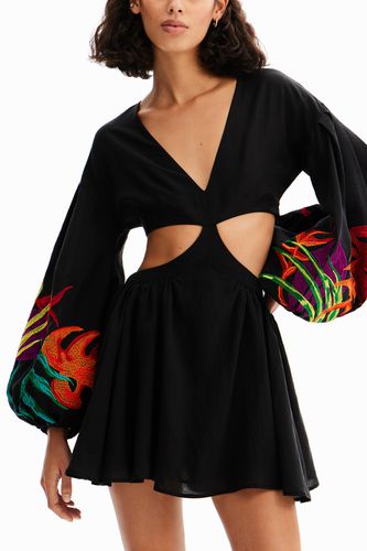 Vestido corto cut-outs Stella Jean - L - Desigual - Modalova