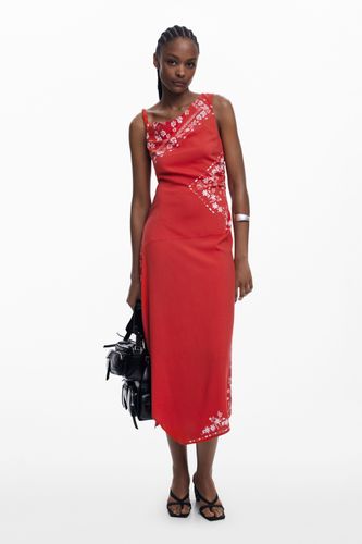 Asymmetric bandana floral dress - M - Desigual - Modalova