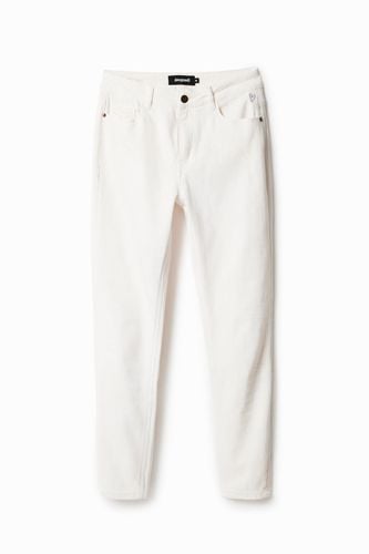 Skinny ankle jeans - WHITE - 34 - Desigual - Modalova