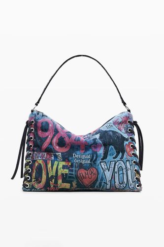 Bolso grande grafitti - Desigual - Modalova