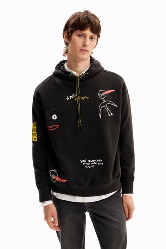 Bird hoodie - BLACK - XL - Desigual - Modalova