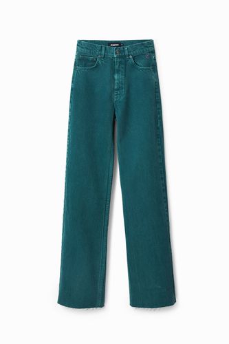 Wide leg jeans - GREEN - 38 - Desigual - Modalova