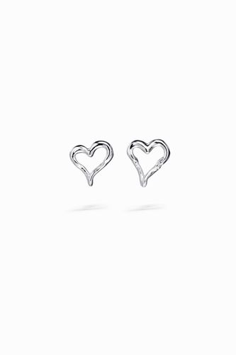Zalio silver-plated heart earrings - - U - Desigual - Modalova
