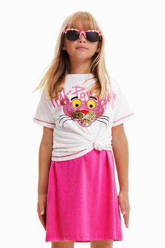 Camiseta Pantera Rosa lentejuelas - Desigual - Modalova