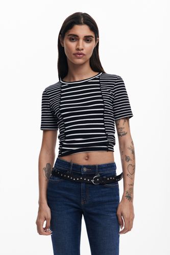 Striped short-sleeve T-shirt - XS - Desigual - Modalova