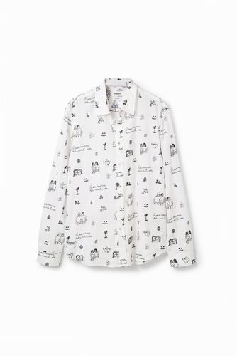 Camisa voile bordados - WHITE - M - Desigual - Modalova