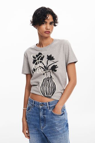 Plain vase T-shirt - BLACK - XL - Desigual - Modalova