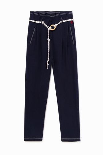 Baggy trousers with string - - M - Desigual - Modalova