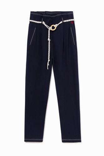 Baggy trousers with string - - XS - Desigual - Modalova