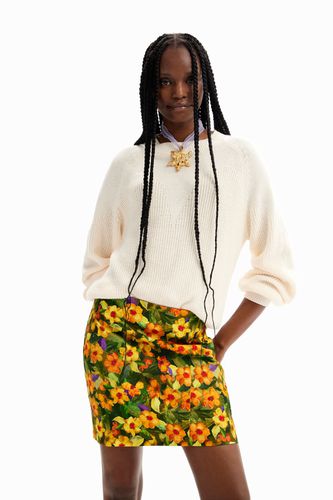 Slim floral mini skirt - - XS - Desigual - Modalova