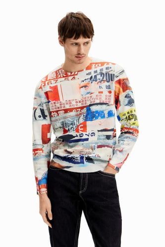 Magazine print sweatshirt - L - Desigual - Modalova