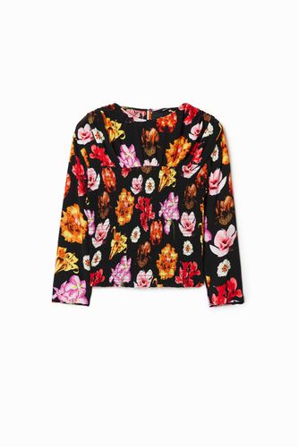 M. Christian Lacroix floral ruched blouse - - S - Desigual - Modalova