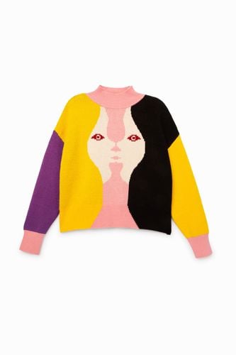 Short tricot print jumper - - XL - Desigual - Modalova