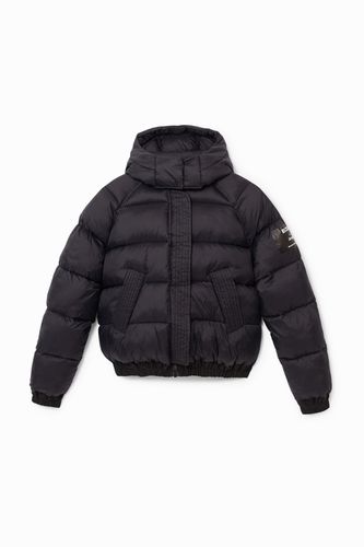 Short padded hooded jacket - - M - Desigual - Modalova