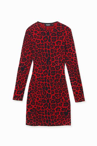 Vestido corto slim leopardo - - XL - Desigual - Modalova