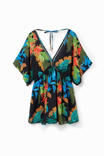 Vestido túnica tropical - XS - Desigual - Modalova