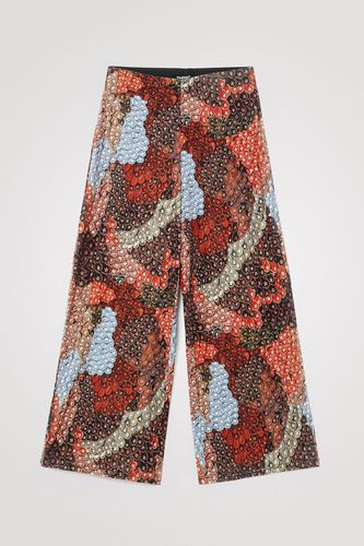 Wide print trousers - RED - XL - Desigual - Modalova