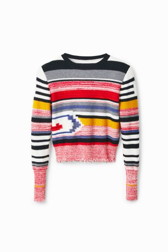 Ethnic striped jumper - - S - Desigual - Modalova