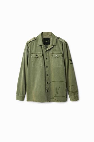 Cotton military overshirt - - L - Desigual - Modalova