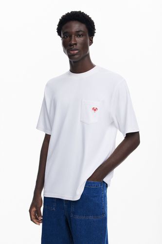 Logo pocket T-shirt - WHITE - M - Desigual - Modalova