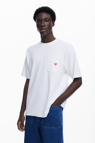 Logo pocket T-shirt - WHITE - XL - Desigual - Modalova