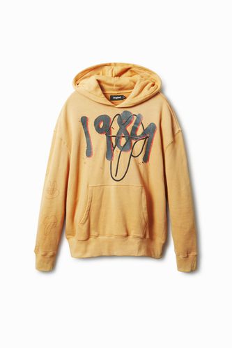 Oversize hoodie - YELLOW - XL - Desigual - Modalova