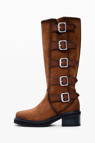 Bota alta hebillas piel - 39 - Desigual - Modalova