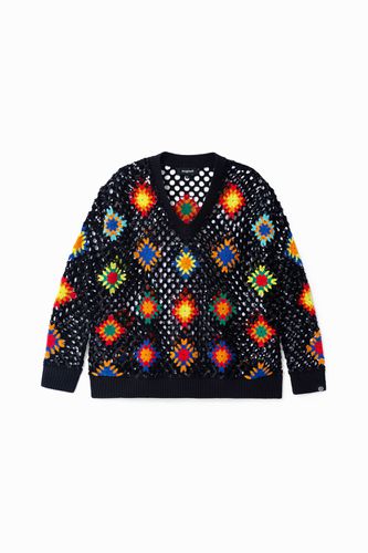 Multicolour crochet jumper - - S - Desigual - Modalova