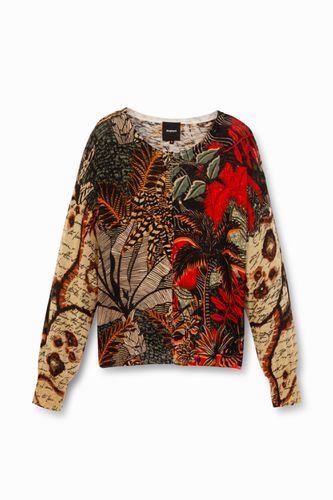 Chaqueta tricot tropical - Desigual - Modalova