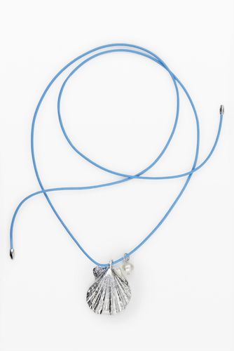 Silver-plated shell pendant cord Zalio - U - Desigual - Modalova