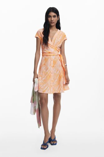 Robe courte portefeuille - Desigual - Modalova