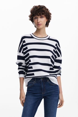 Striped jacquard sweater - S - Desigual - Modalova