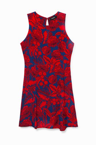 Floral print short dress - RED - 42 - Desigual - Modalova