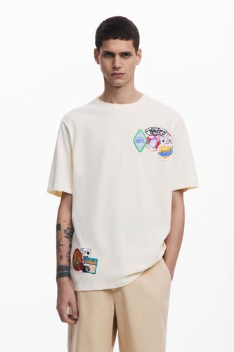 T-shirt à manches courtes avec broderies - Desigual - Modalova