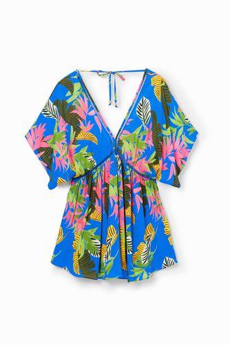 Vestido túnica tropical - BLUE - M - Desigual - Modalova