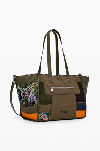 Bolso shopper patch - Desigual - Modalova