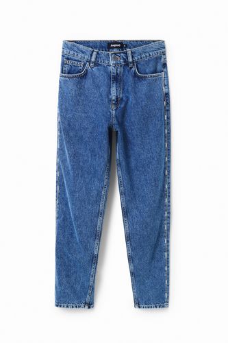 Rhinestone mom jeans - BLUE - 34 - Desigual - Modalova