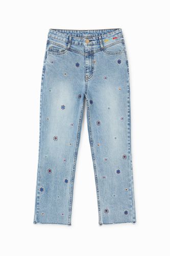 Straight ankle grazer jeans mandalas - - 34 - Desigual - Modalova