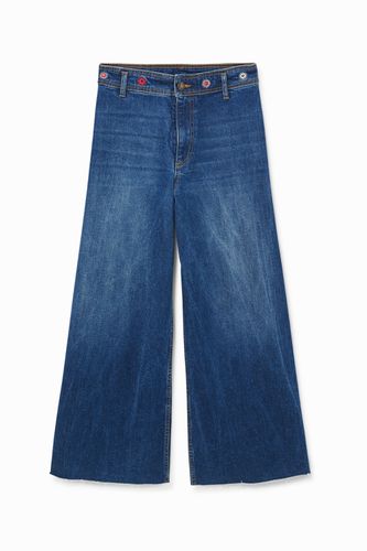 Wide leg ankle grazer jeans - - 42 - Desigual - Modalova