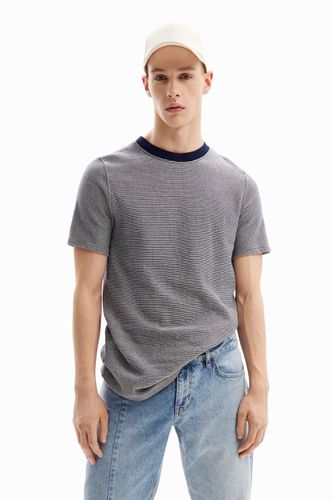 Camiseta rayas con detalles - - XL - Desigual - Modalova