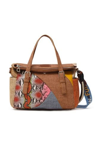Handbag briefcase patch - WHITE - U - Desigual - Modalova