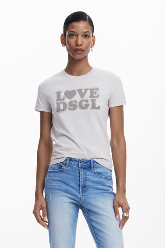 Camiseta lisa texto - BLACK - S - Desigual - Modalova
