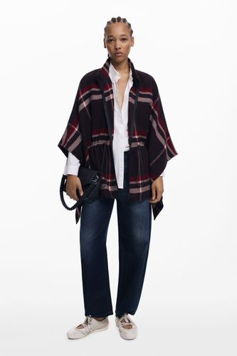 Poncho tartan - Desigual - Modalova