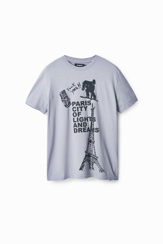 Camiseta Torre Eiffel - BLUE - S - Desigual - Modalova